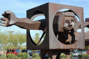 "Il Donnone" by Paolo Soleri, esteemed Arizona artist and architect.