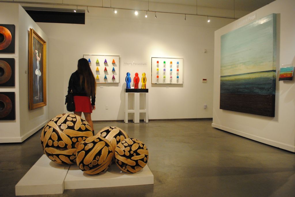 A pleasing variety of high-end art at Calvin Charles Gallery on Marshall Way.